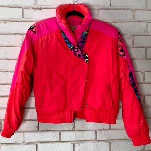 Neon ski coat Circa 1990!!